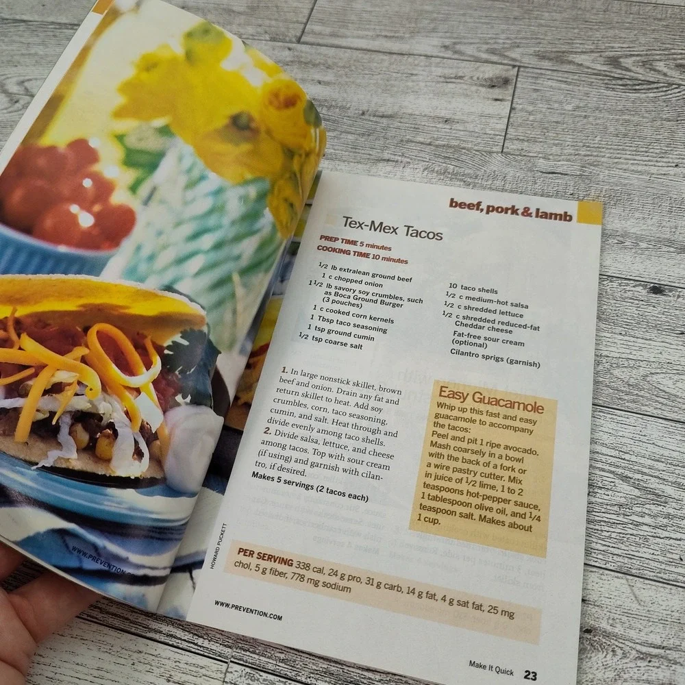 Make It Quick Magazine‎ 2005 September Cookbook Booklet Recipes